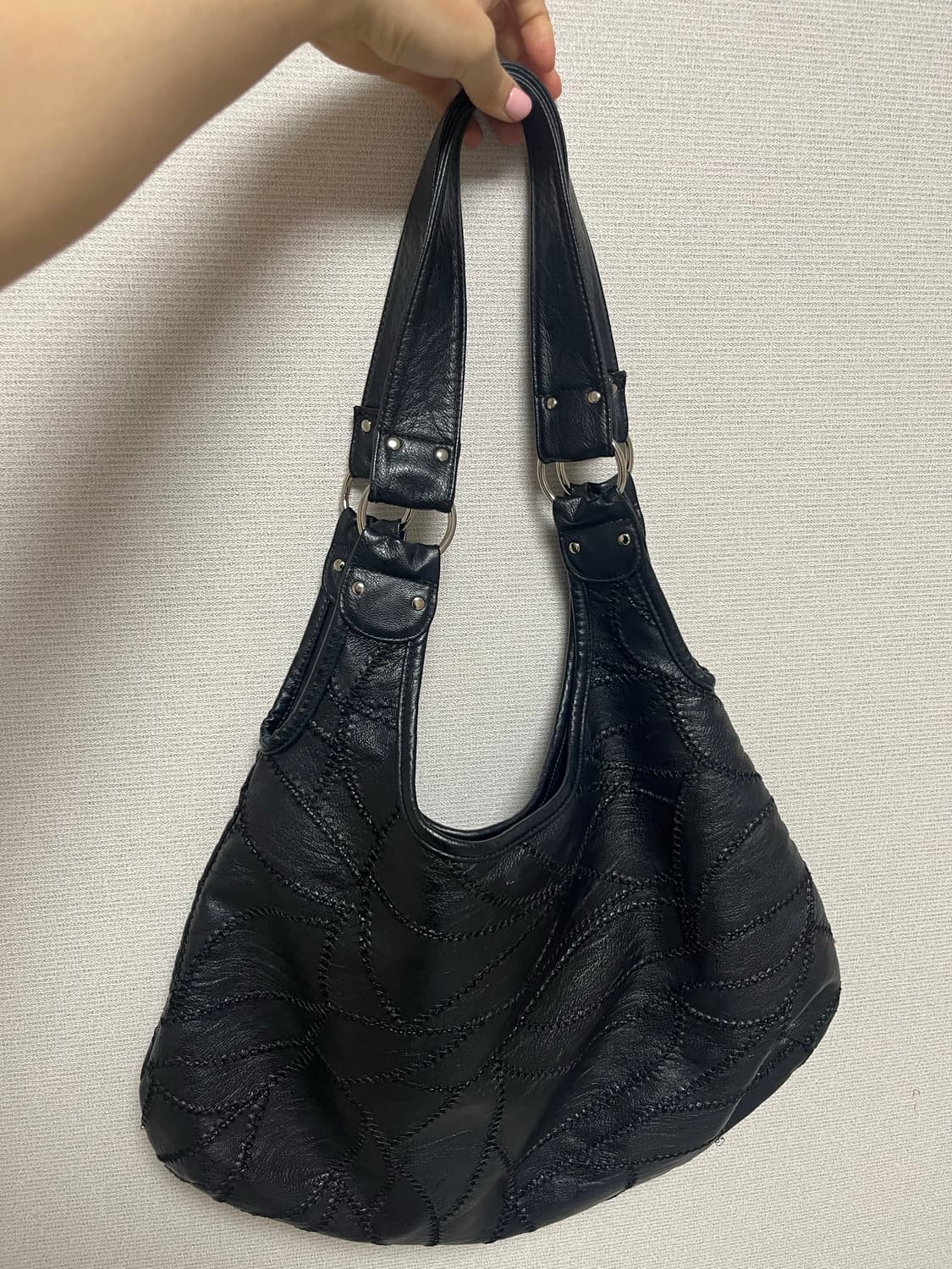 애즈온 베키백 블랙 숄더백 상품이미지4