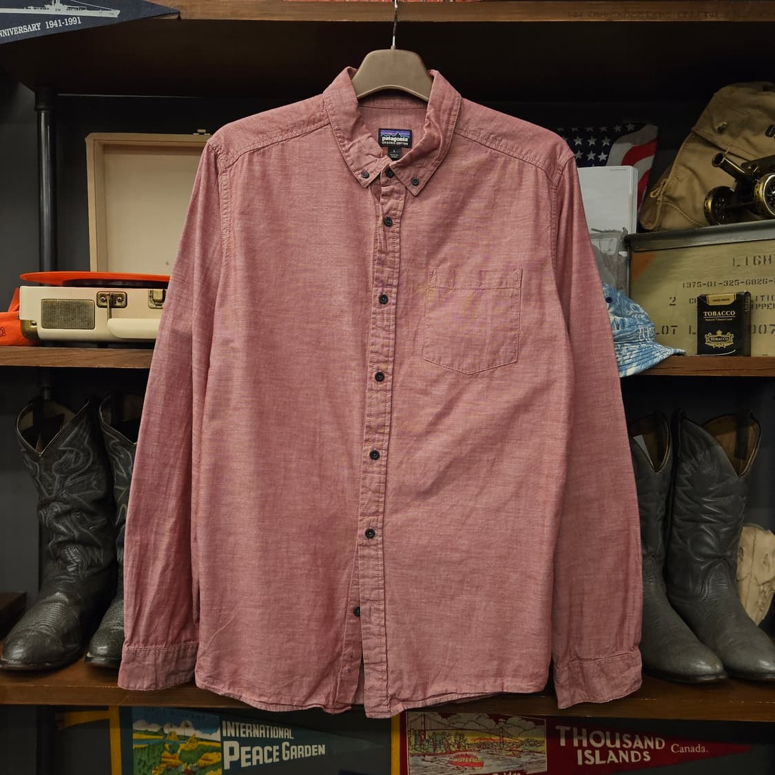 파타고니아 라이트 코튼트윌 버튼다운 셔츠 N1131 상품이미지1