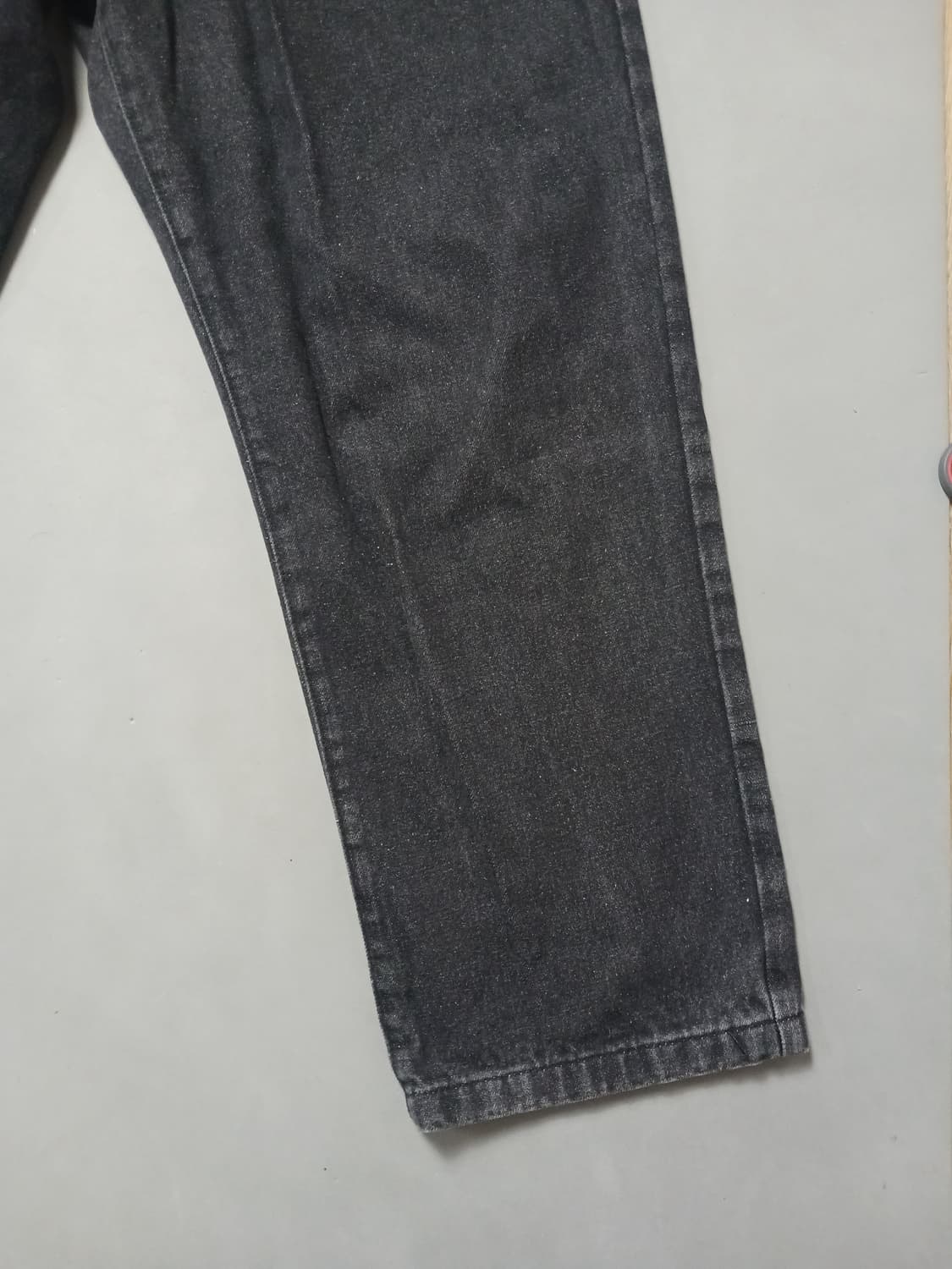 [32] 라퍼지스토어 와이드 블랙진 청바지 상품이미지5