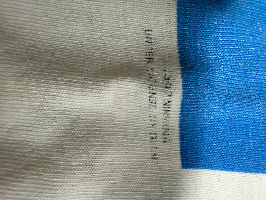 90s 너바나 네버마인드 반팔 상품이미지4