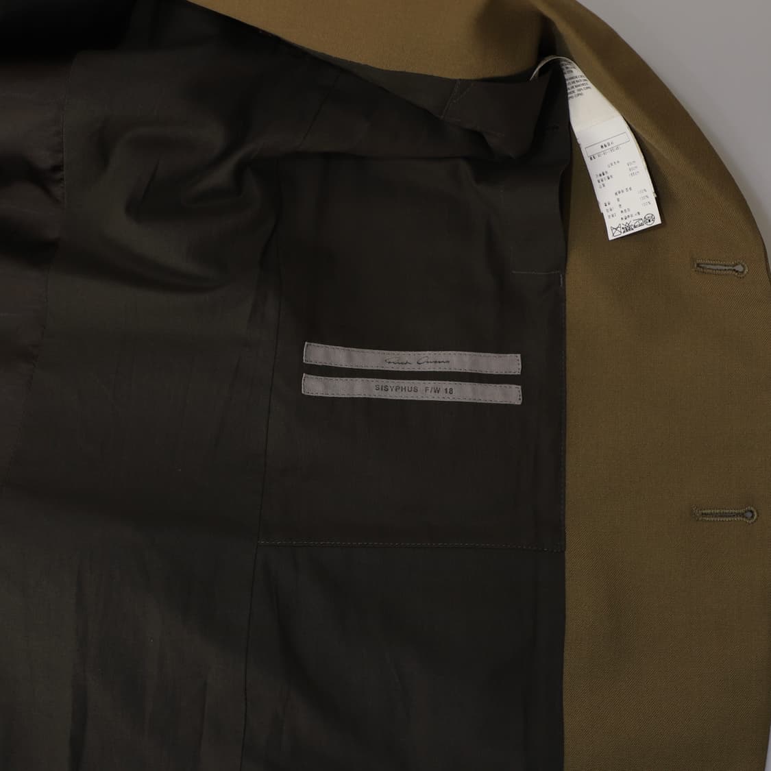 46 / Rick Owens 릭오웬스 시시포스 블레이저 상품이미지5