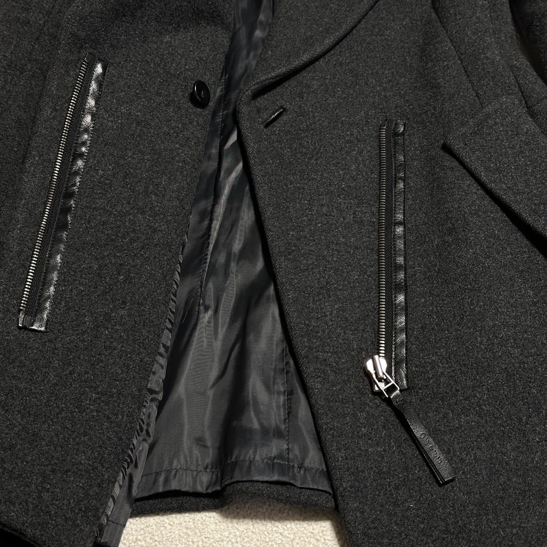 오브제 울 알파카 코트 상품이미지6