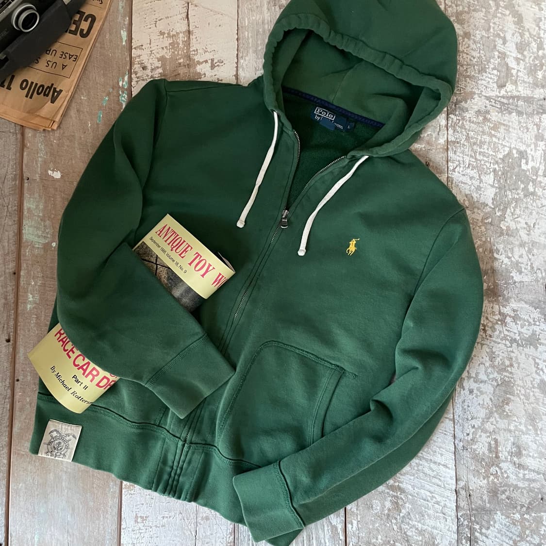 폴로 랄프로렌 그린 후디 상품이미지7
