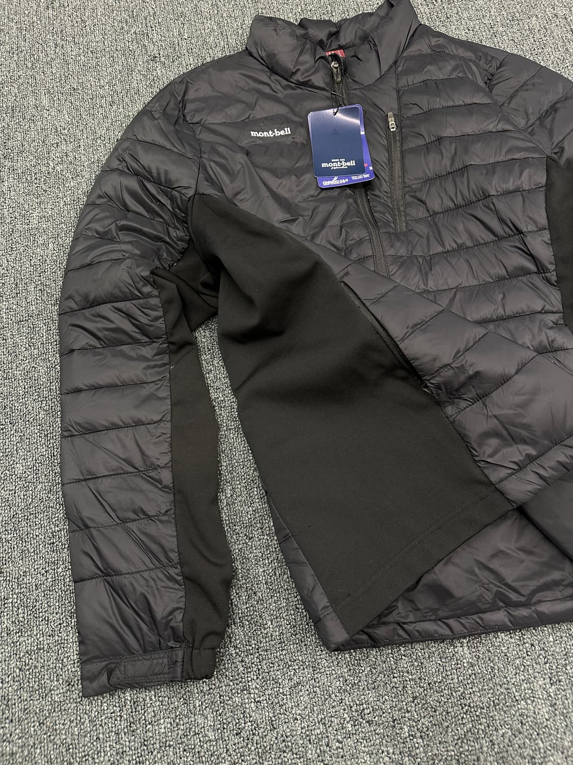 XL) 몽벨 경량패딩 블랙 상품이미지6