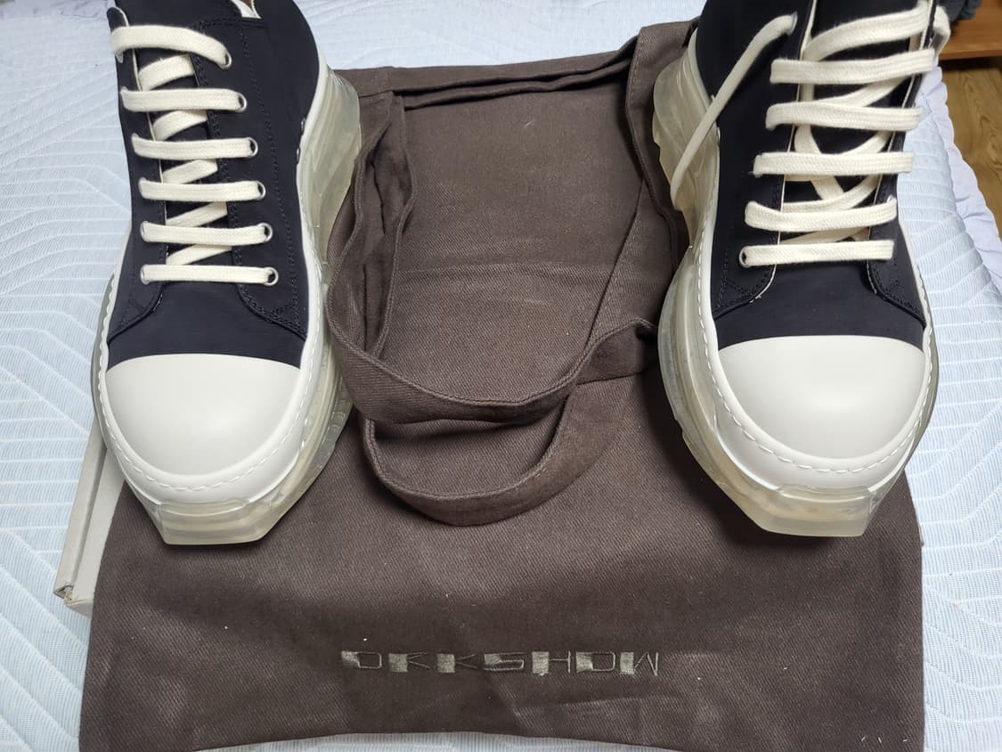 릭오웬스 앱스트랙트 라몬즈 스니커즈 로우 상품이미지1