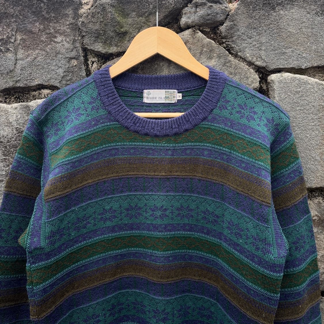 RHODE ISLAND 울 재크가드 니트 스웨터 상품이미지4
