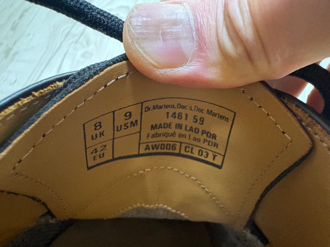 닥터마틴 1461 3홀 스무스 270 상품이미지7