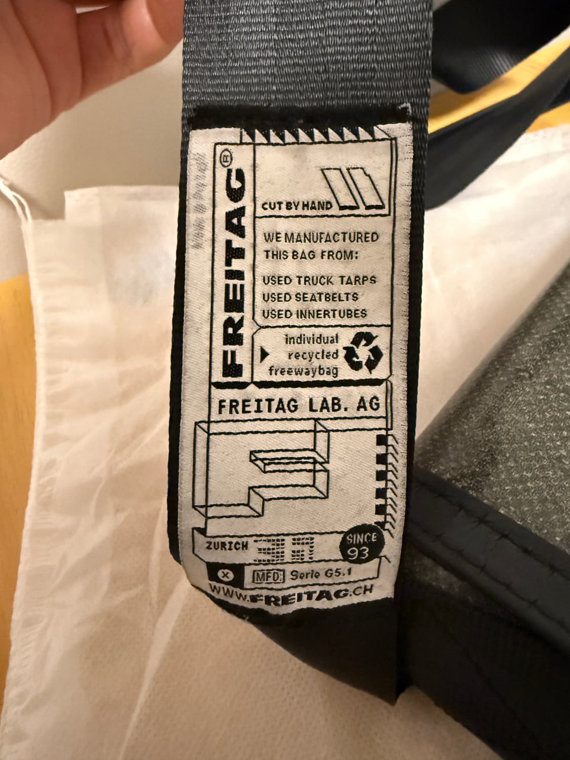 프라이탁 라씨 (희귀한 차콜 패턴) 상품이미지9