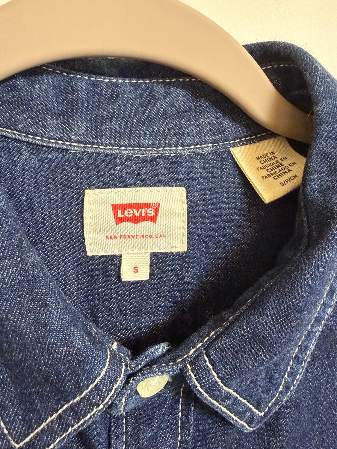 리바이스 인디고 데님 셔츠 상품이미지3