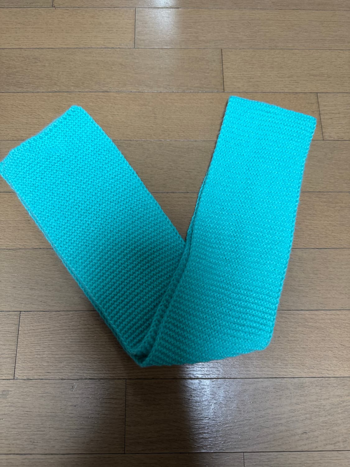 지드래곤 뜨개 민트 머플러 상품이미지1