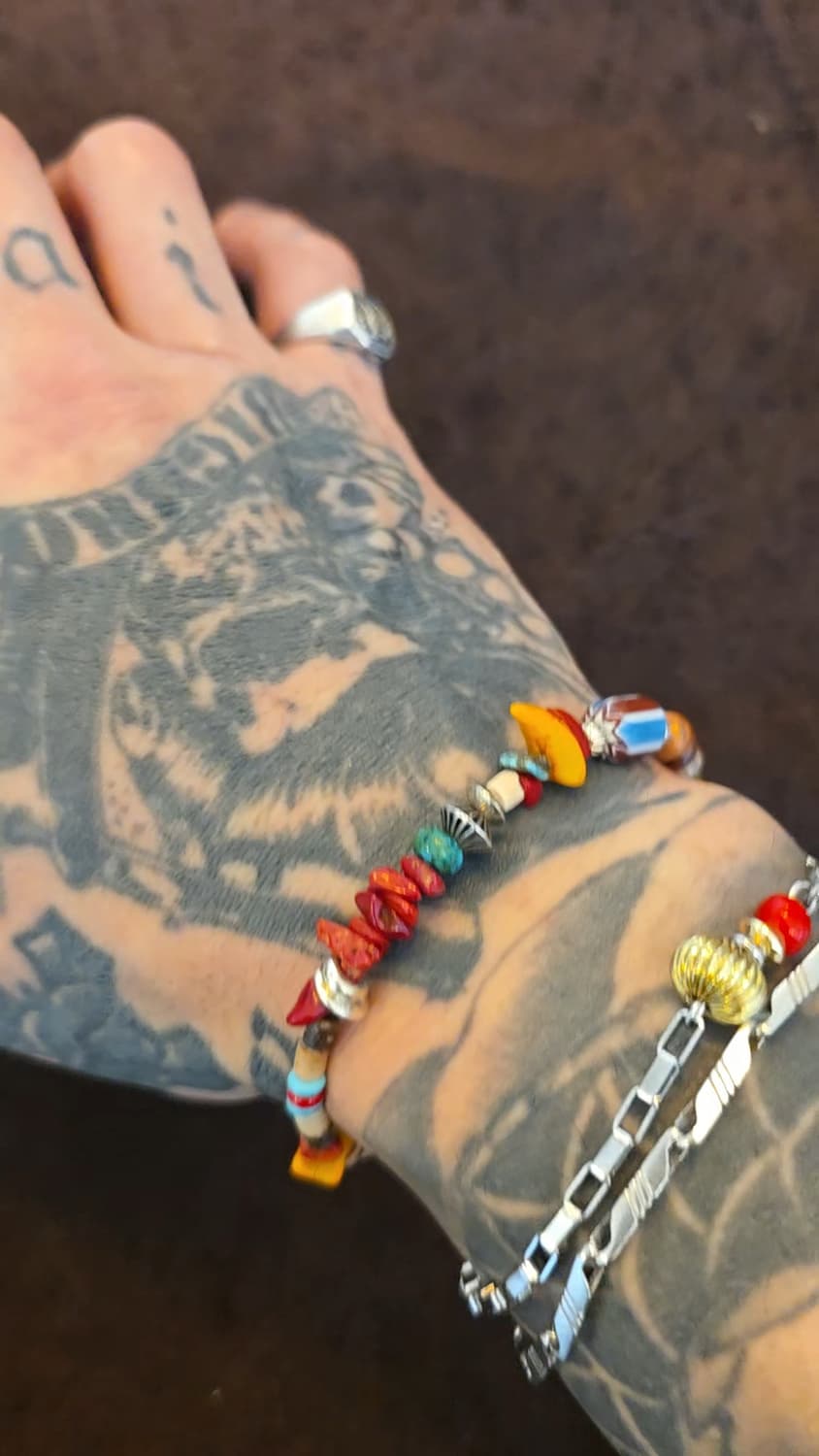 3cross REDTRAIL silver/stone bracelet 상품이미지5