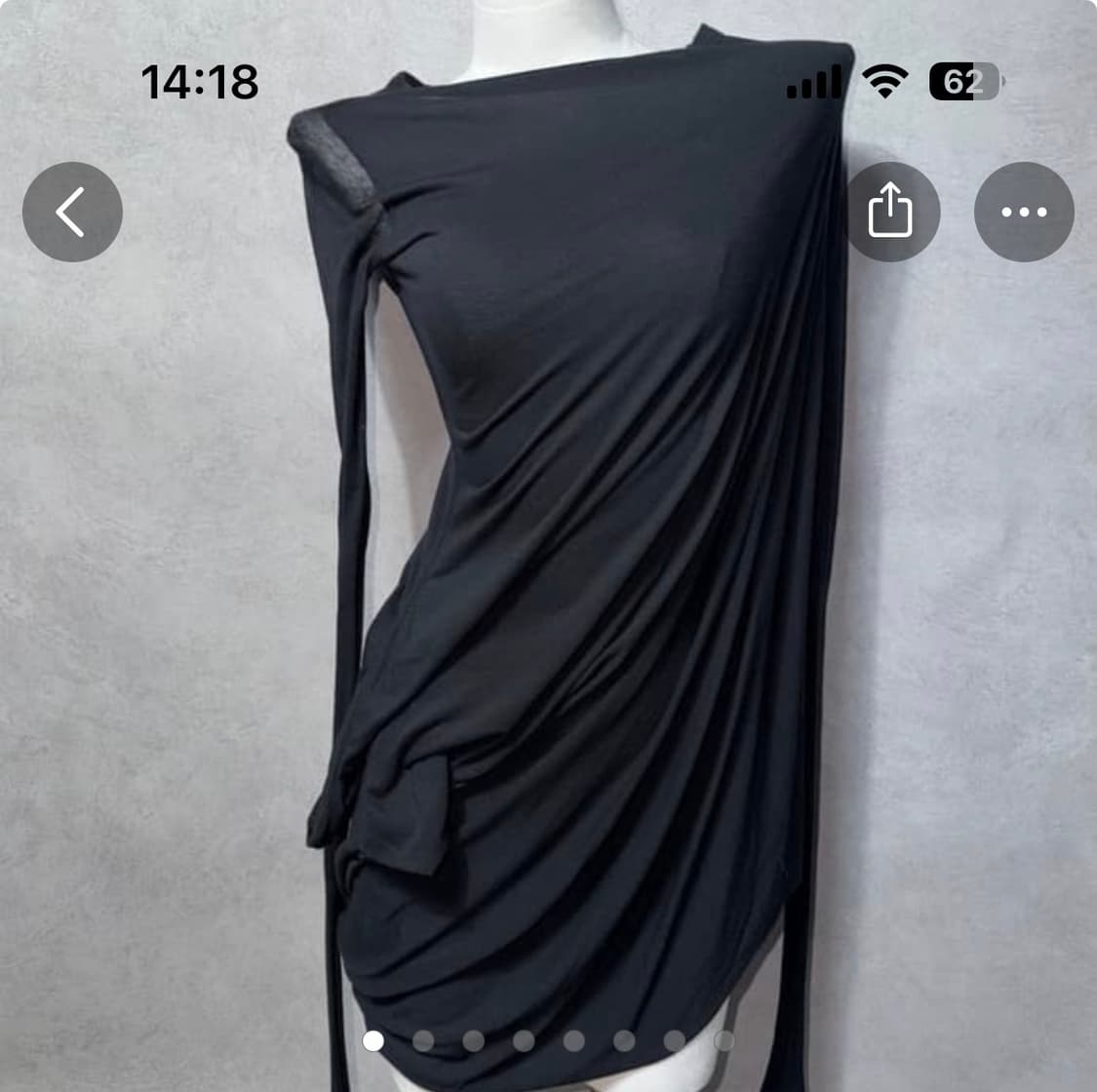 Rick Owens 릭오웬스 드레이프 롱슬리브 상품이미지1