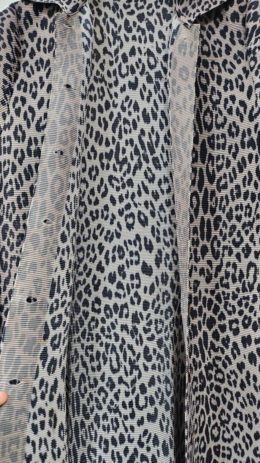 레오파드  플리츠 주름 가디건  상품이미지7