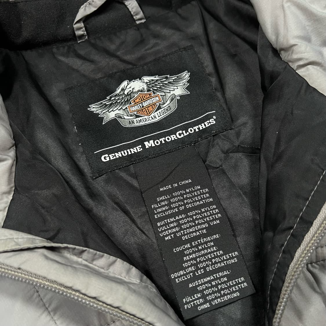 할리 데이비슨 누빔 경량 패딩 자켓 상품이미지5