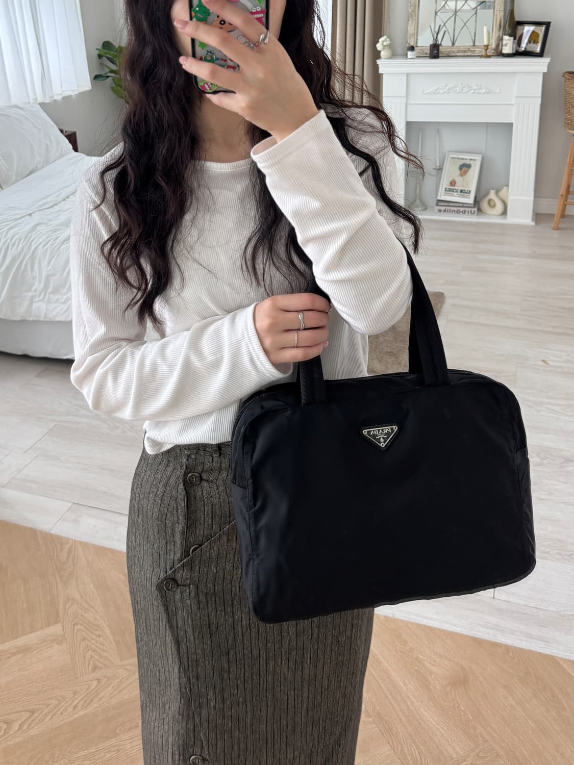 [Prada] Nylon Handbag - Black 상품이미지4