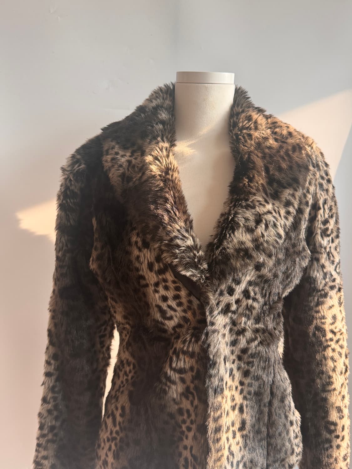 나나깔 긱시크 빈티지 펑크 레오파드 퍼자켓  상품이미지2