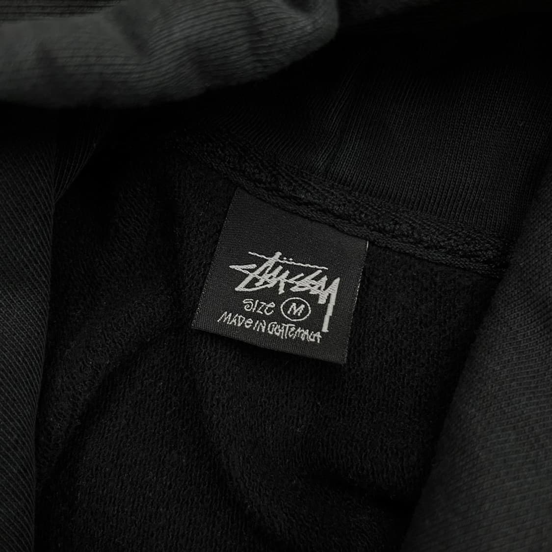 스투시 로고 블랙 후드 M 상품이미지6