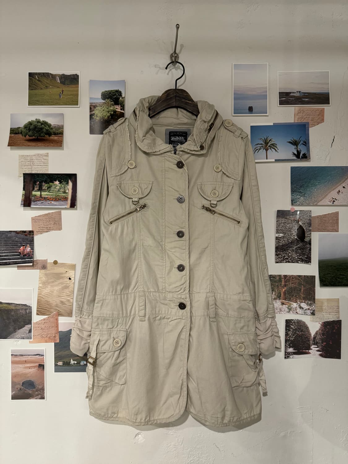 von dutch 아이보리 야상 상품이미지1