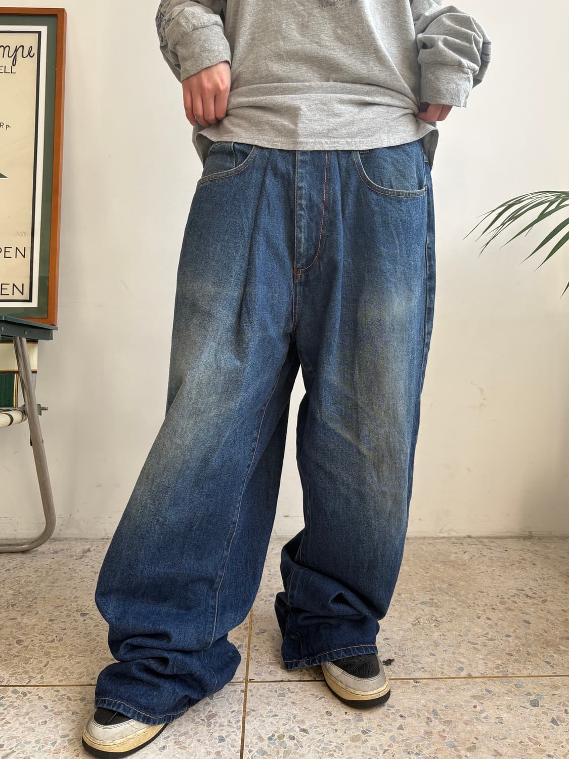 90s’빈티지 자수 힙합팬츠 상품이미지3