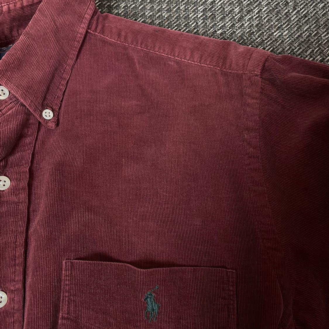 폴로랄프로렌 와인 코듀로이 긴팔 셔츠 90 상품이미지6
