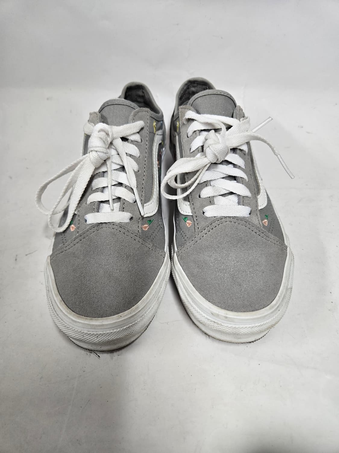 반스 올드스쿨 회색 꽃자수 스니커즈240 상품이미지2