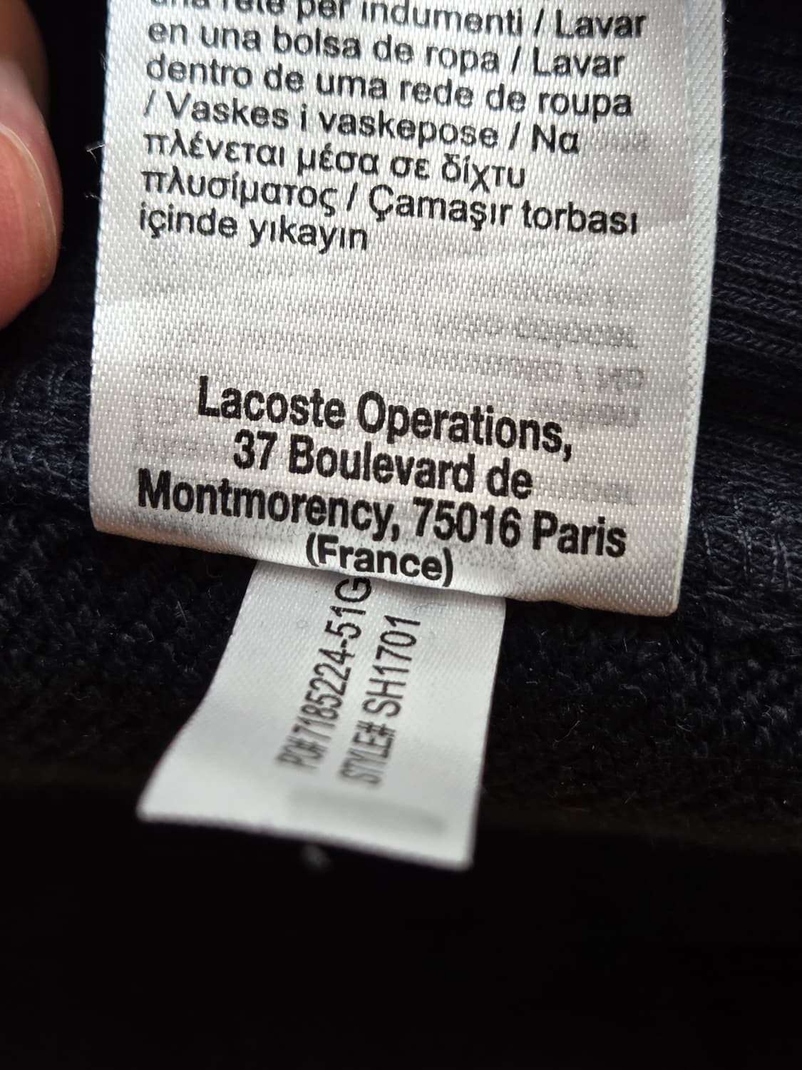 라코스테 네이비 색상 후드티 M사이즈 SH1701 스타일입니다. 쨍한 네 상품이미지5