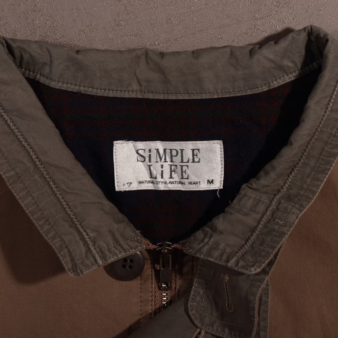 일본빈티지 코튼 블루종 봄버자켓 상품이미지3