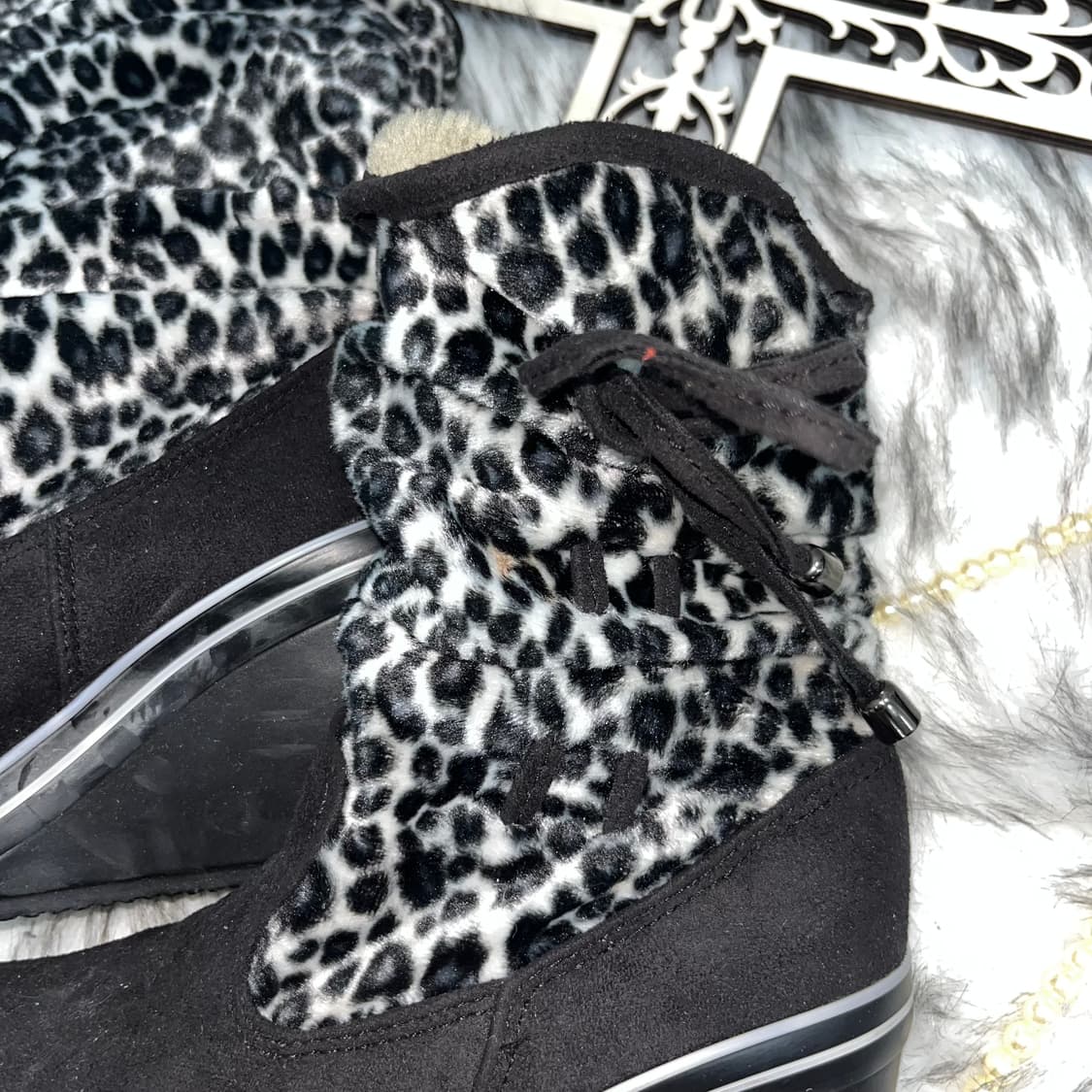 지브라 웨지 힐인 부츠 상품이미지3