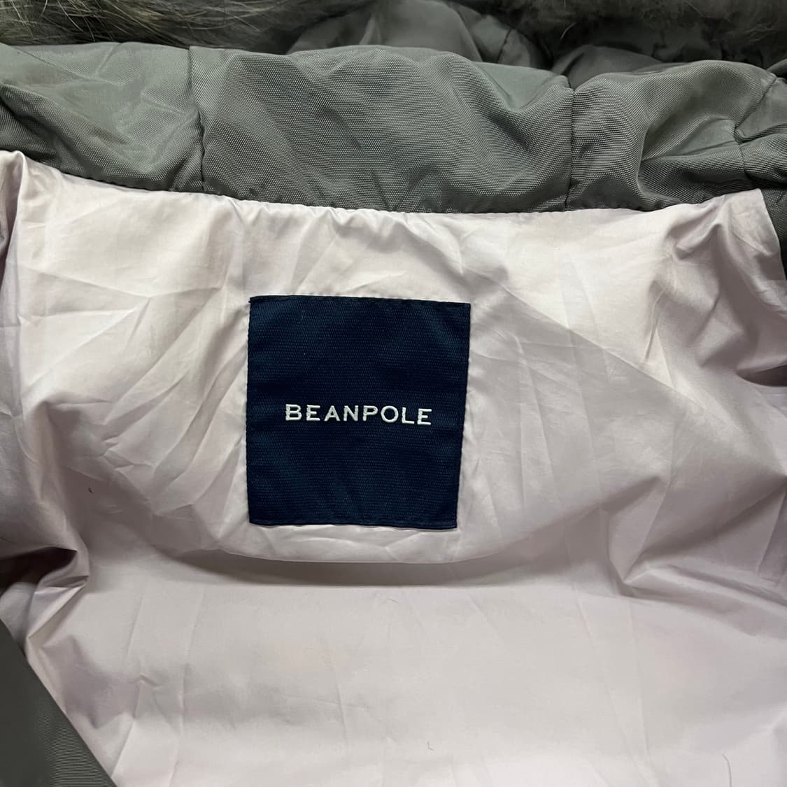 [90] 빈폴레이디스 그레이 후드퍼 구스다운 롱패딩 자켓 3956 상품이미지8