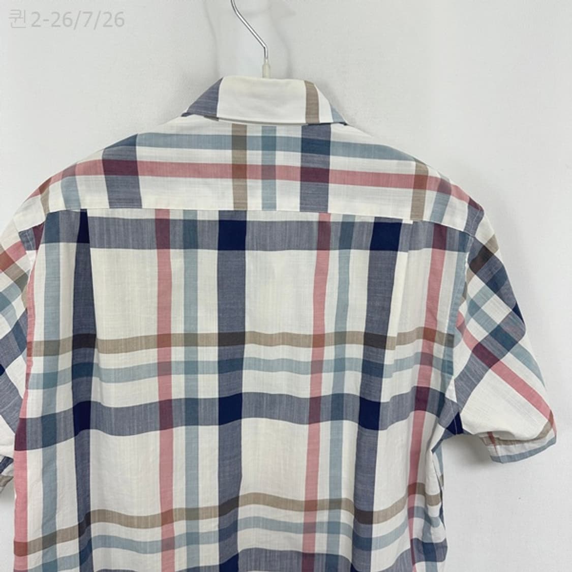 닥스 남자 체크 남방/셔츠 반팔셔츠 100 상품이미지9