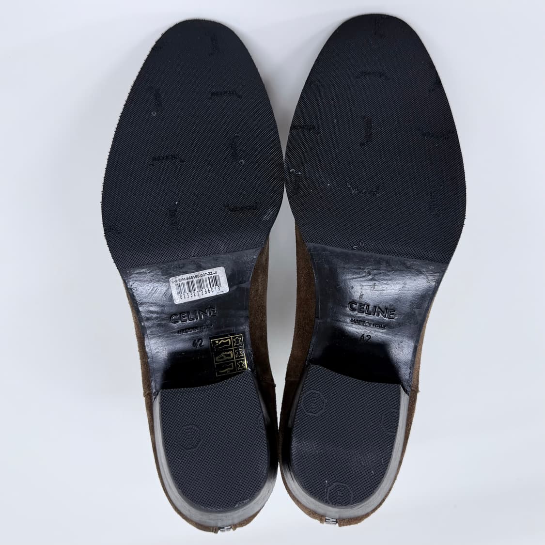 [S급/260] 셀린느 스웨이드 앵클 부츠 브라운 상품이미지9