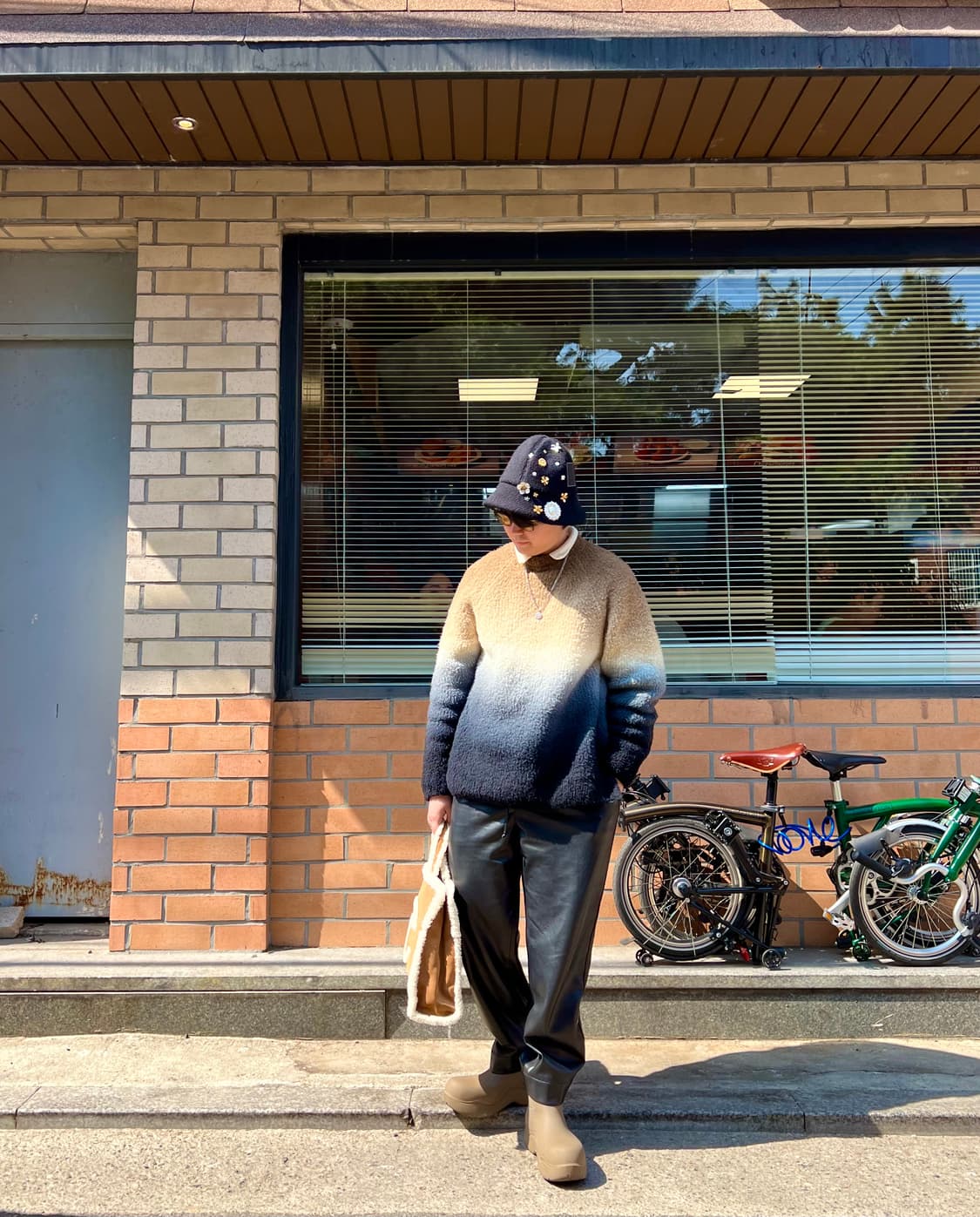 [3] 사카이 모헤어 니트 흑임자 에디션 상품이미지3