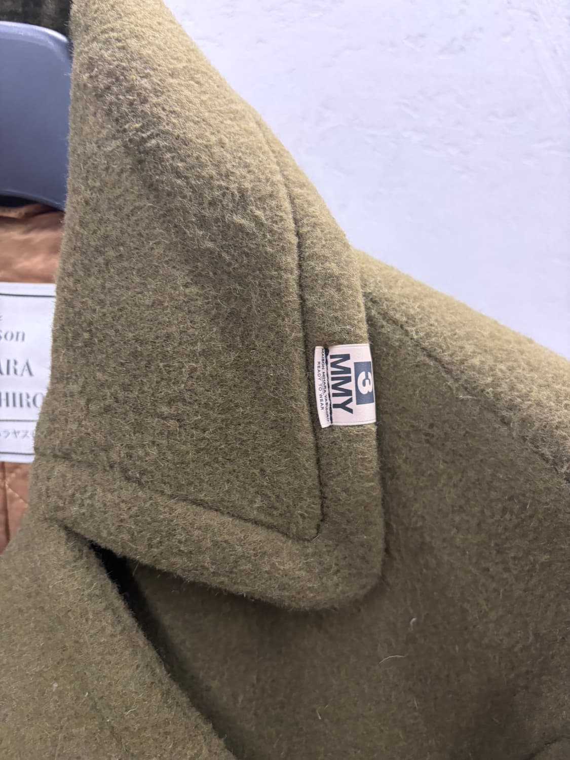 미하라 야스히로 22FW 컬렉션 롱 코트 XS 상품이미지6