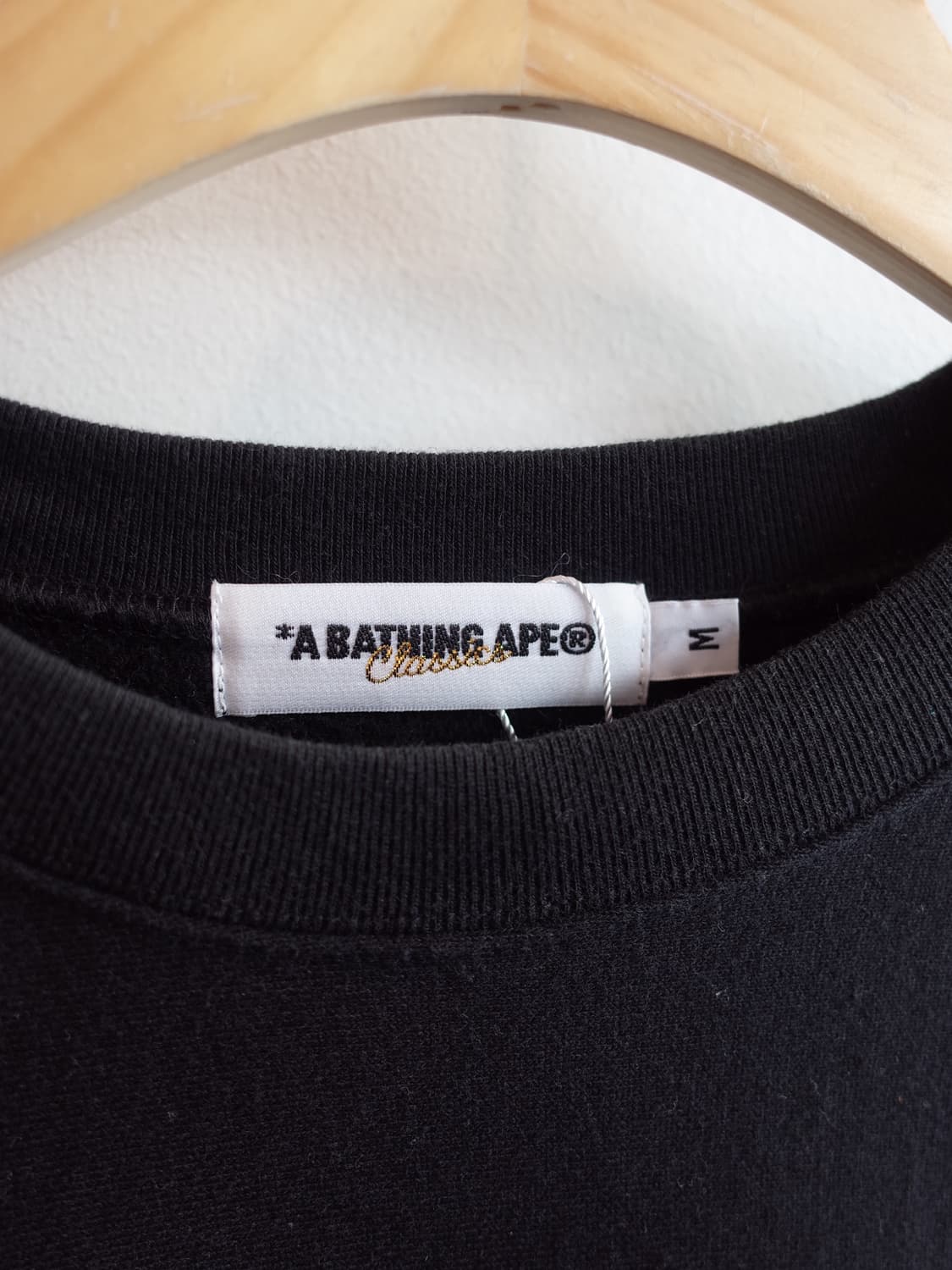 BAPE 베이프 자수 맨투맨(made in japan) 상품이미지2