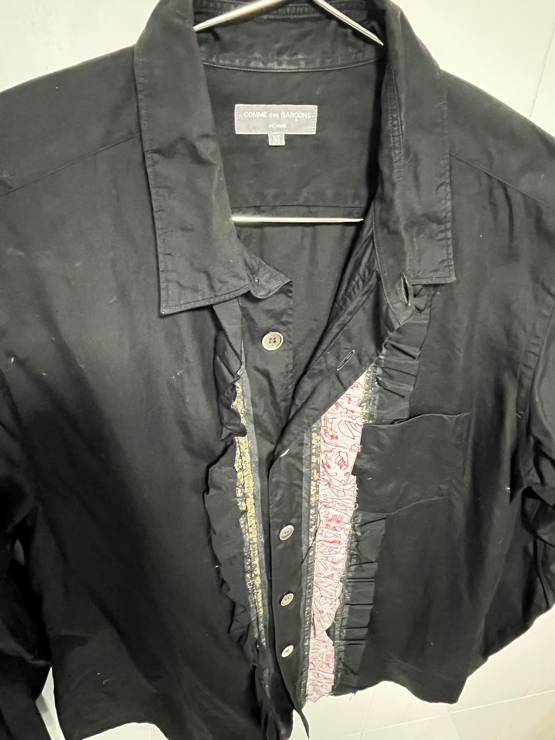 Comme des garcons HOMME 03s Frill Shirts 상품이미지1