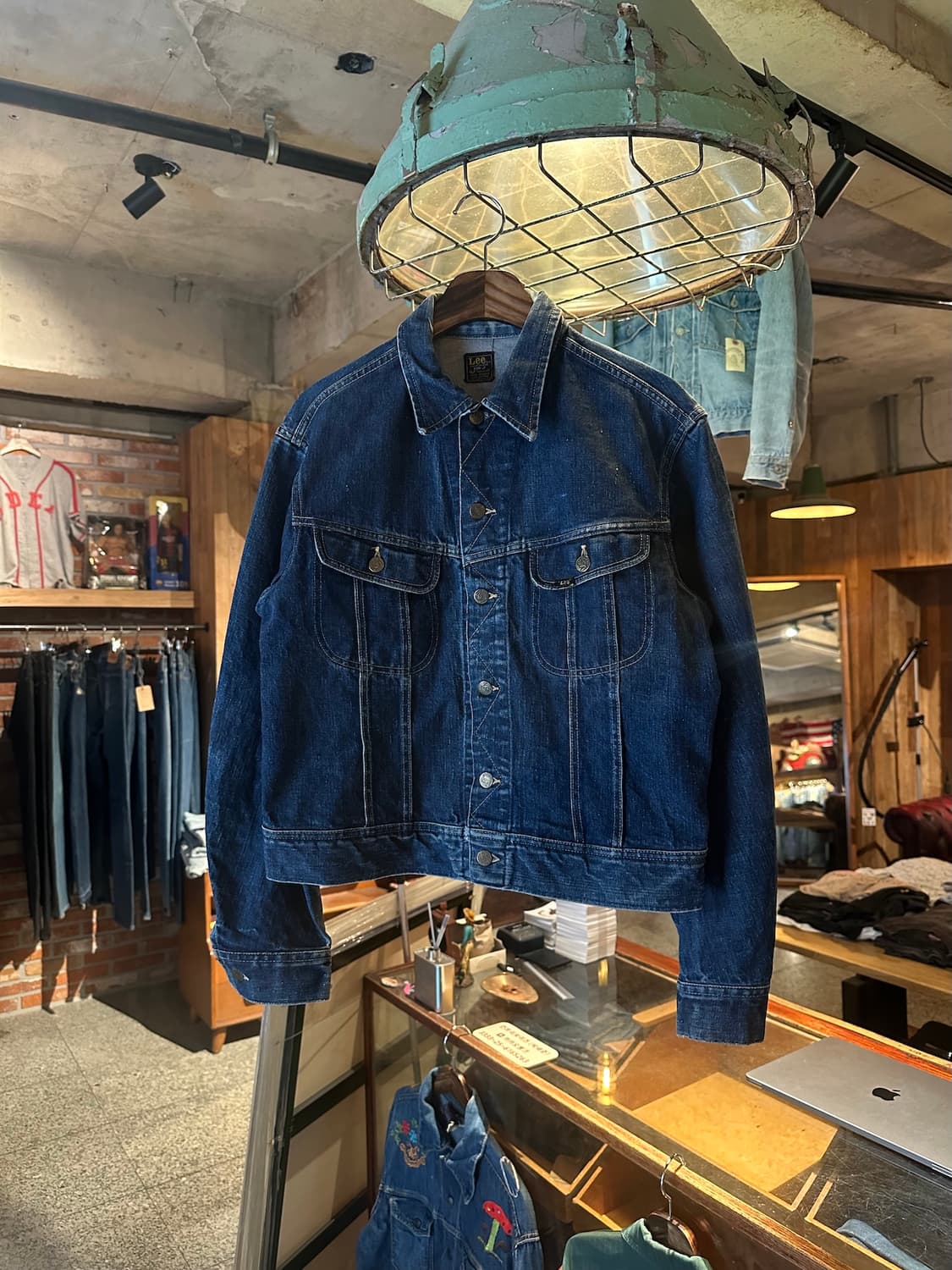 60s USA LEE 101-J 빈티지 리 데님 트러커 자켓 상품이미지1