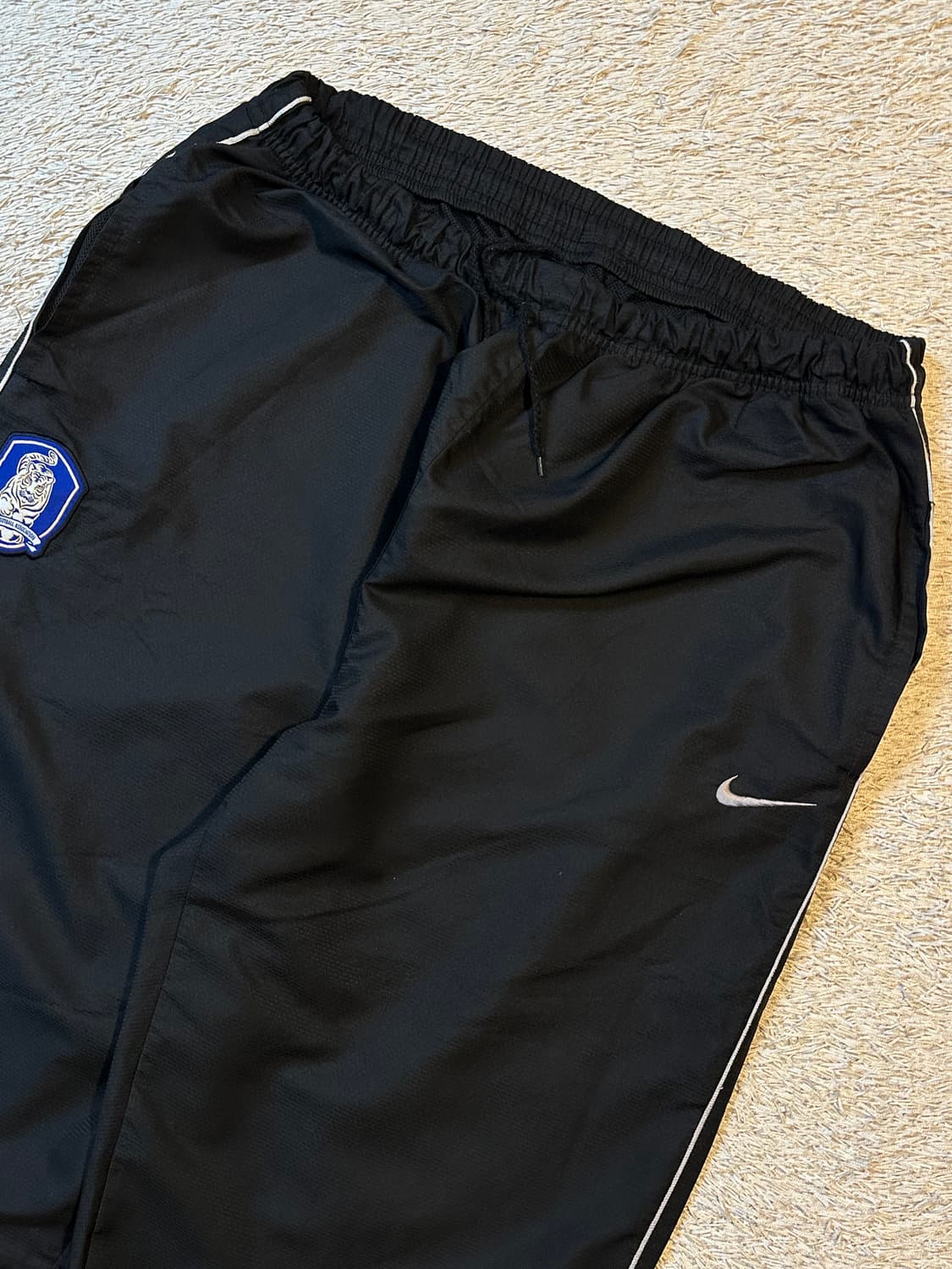 대장급) 00's 나이키 대한민국 국대 스우시 나일론 트랙팬츠 블랙 상품이미지1