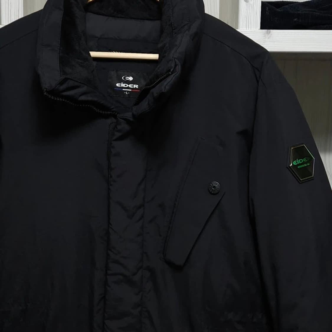 100)아이더 아웃도어 구스다운 롱패딩 상품이미지2