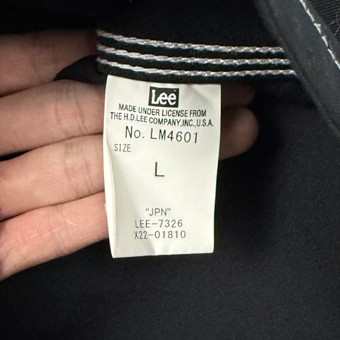 (105) 리 재팬 코튼 스티치 커버올 자켓 상품이미지7