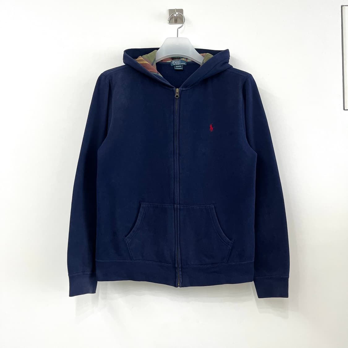 폴로 랄프로렌 레드 포니 네이비 후드집업 상품이미지2
