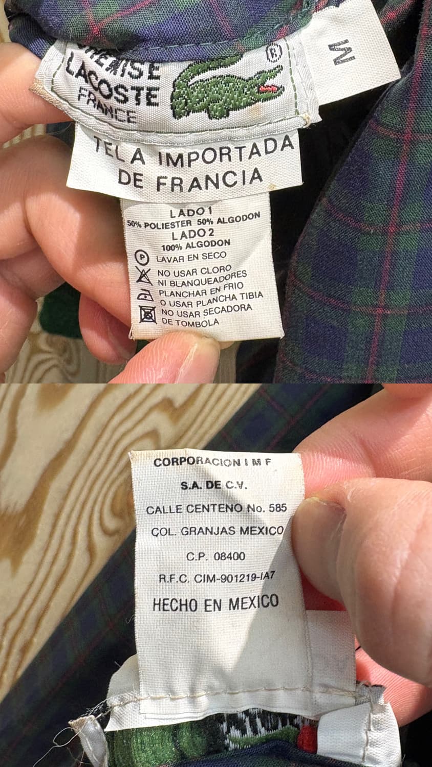 90s 라코스테 리버시블 항공자켓 상품이미지9