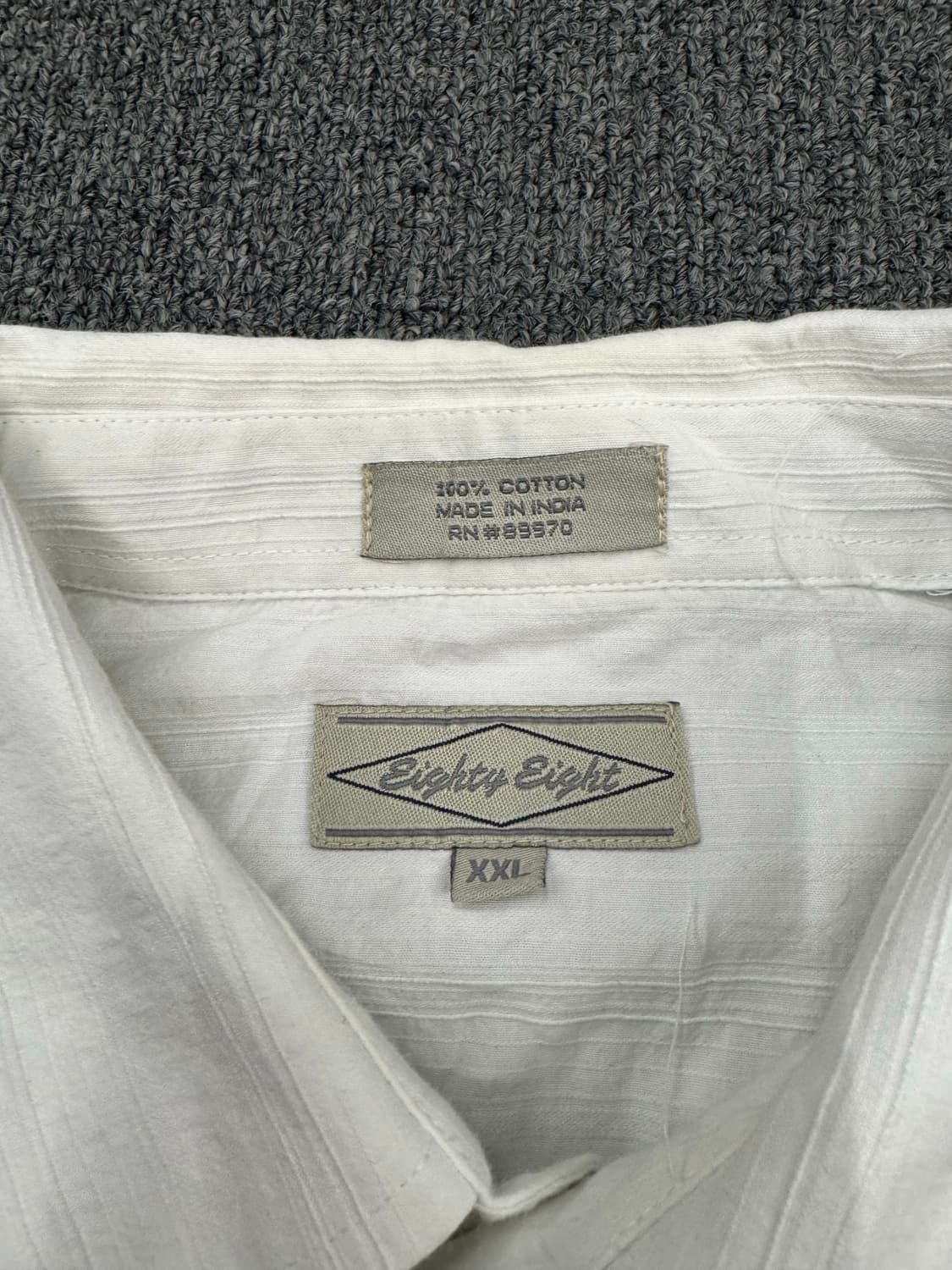 2XL)Eighty Eight 빈티지 십자가 프린팅 긴팔셔츠 상품이미지5