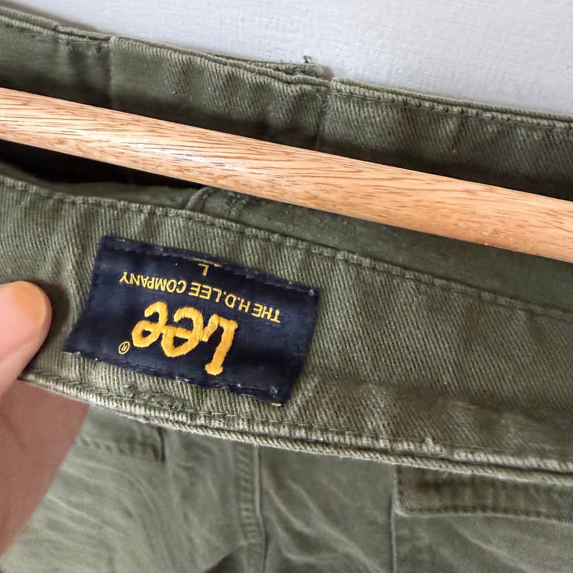 Lee 올리브 팬츠L 상품이미지3