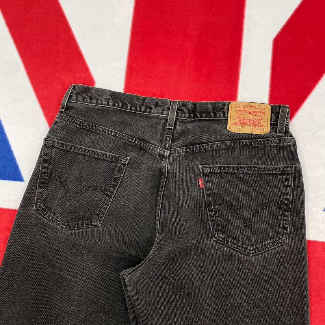 리바이스 550 흑청데님팬츠 36 상품이미지4
