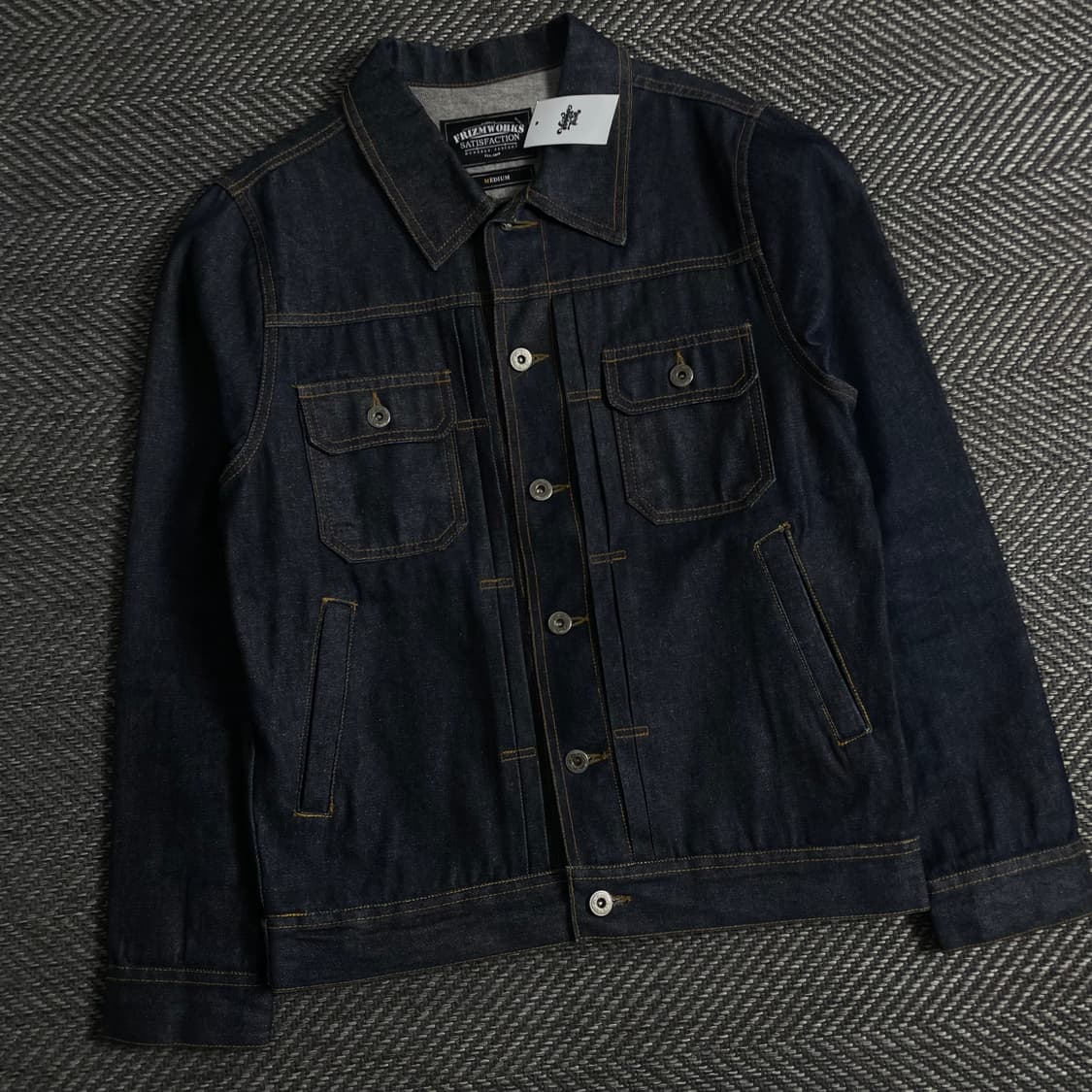 프리즘웍스 아메카지 생지 데님 트러커 자켓y 3558 상품이미지1