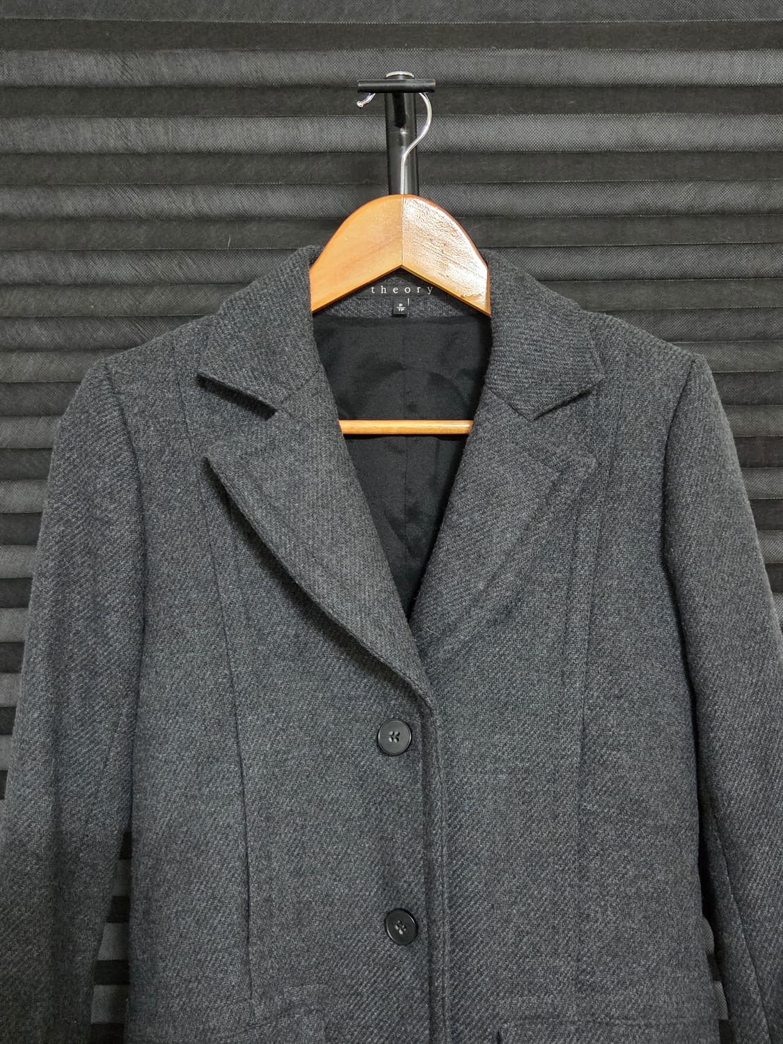 [띠어리] 로르카 테일러드 싱글 3버튼 코트 | 00092 상품이미지2