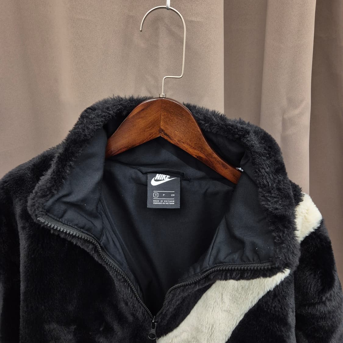 나이키 스우시 플리스 퍼 자켓  S 상품이미지2