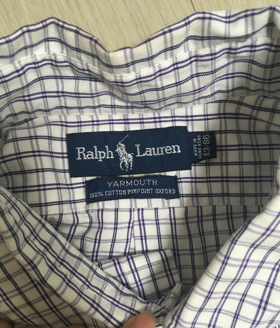 폴로 체크 셔츠 상품이미지2