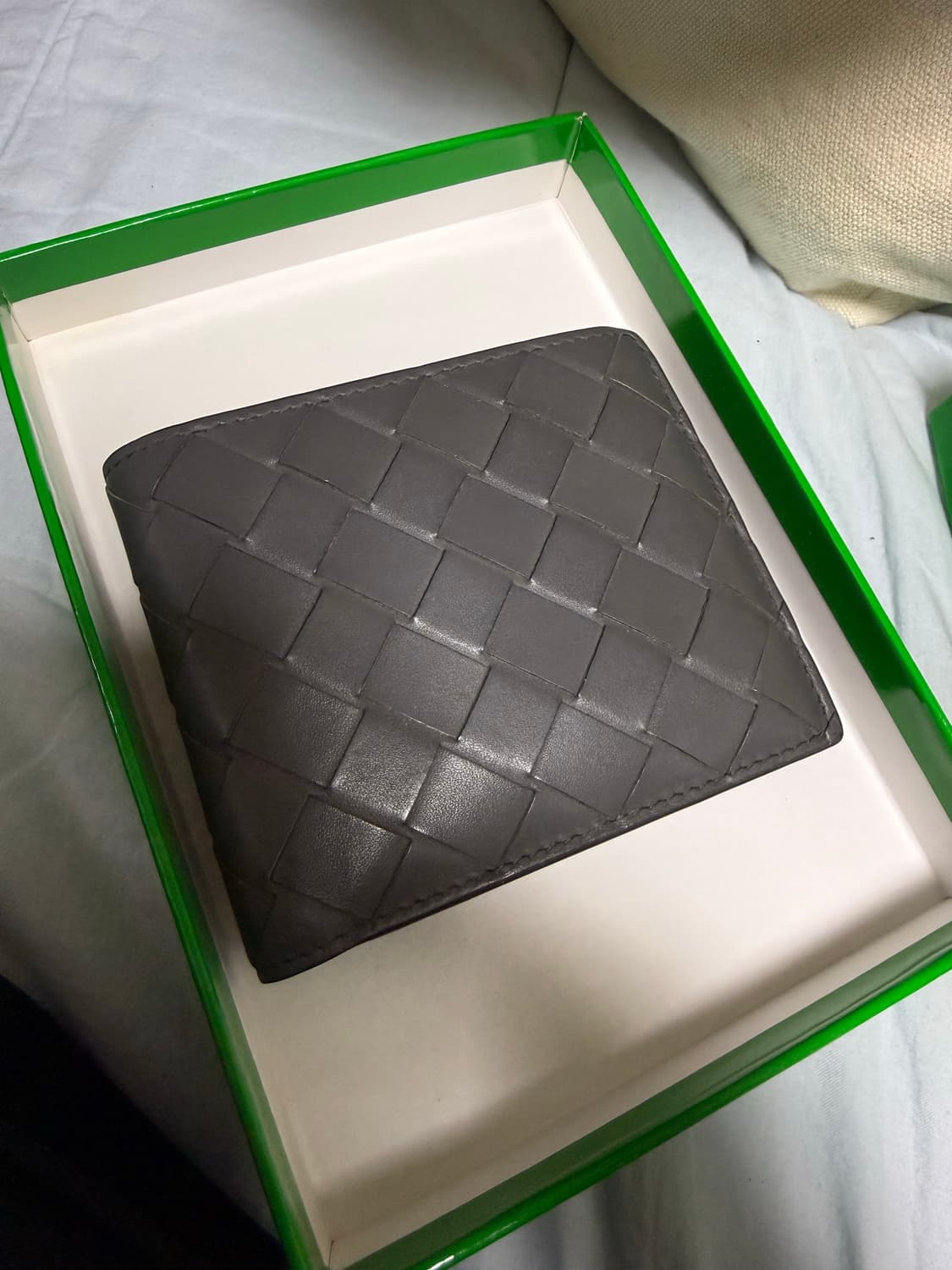 보테가베네타 인트레치아토 반지갑 (그레이) 상품이미지3