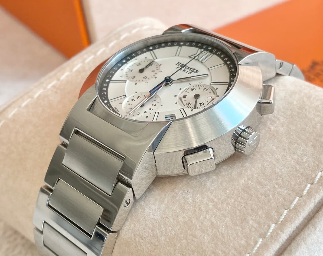 에르메스 노마드 NO1.910 남성용 쿼츠 39mm 화이트 다이얼 상품이미지6